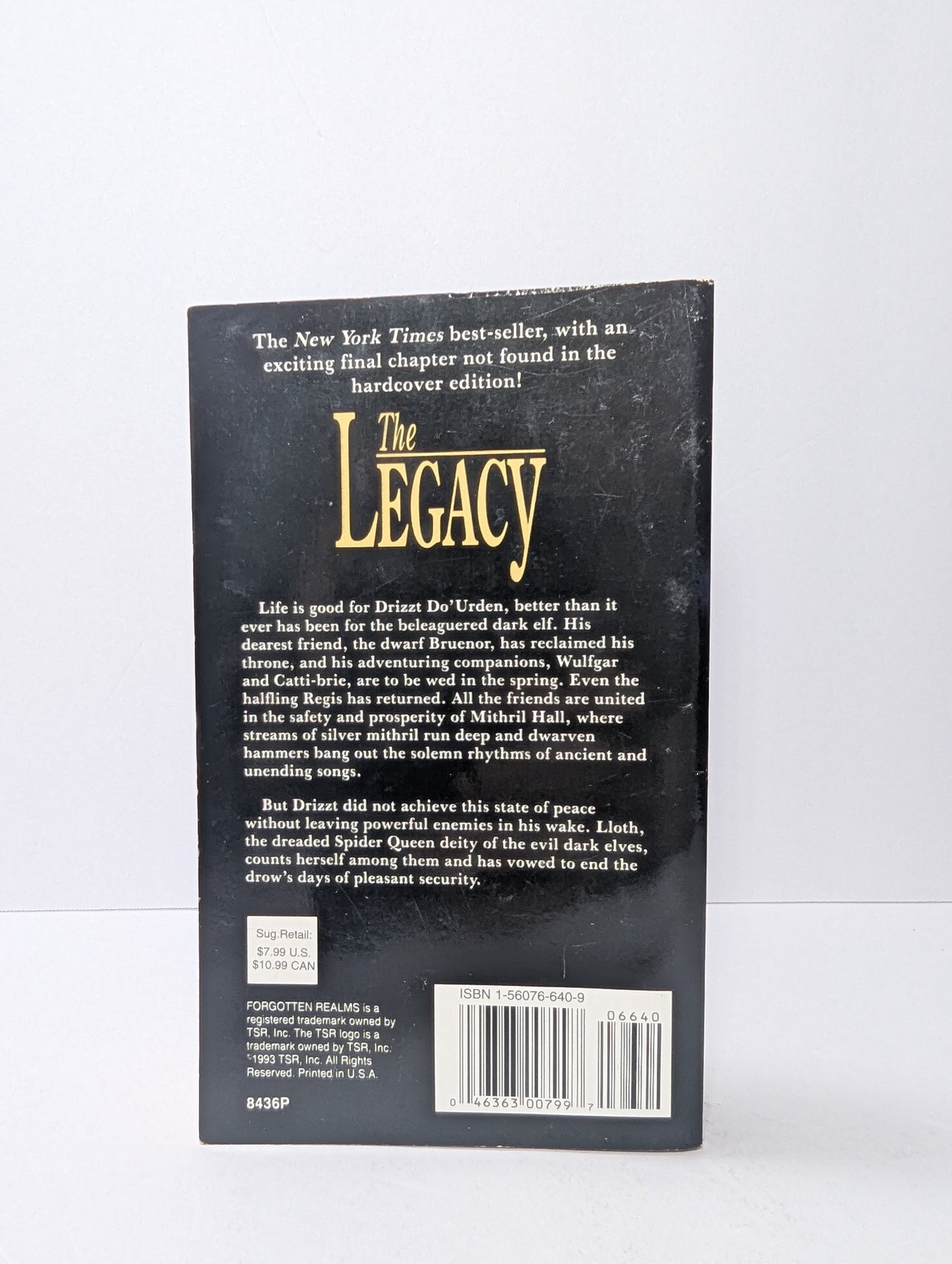 The Legacy: Legacy of the Drow, Book I