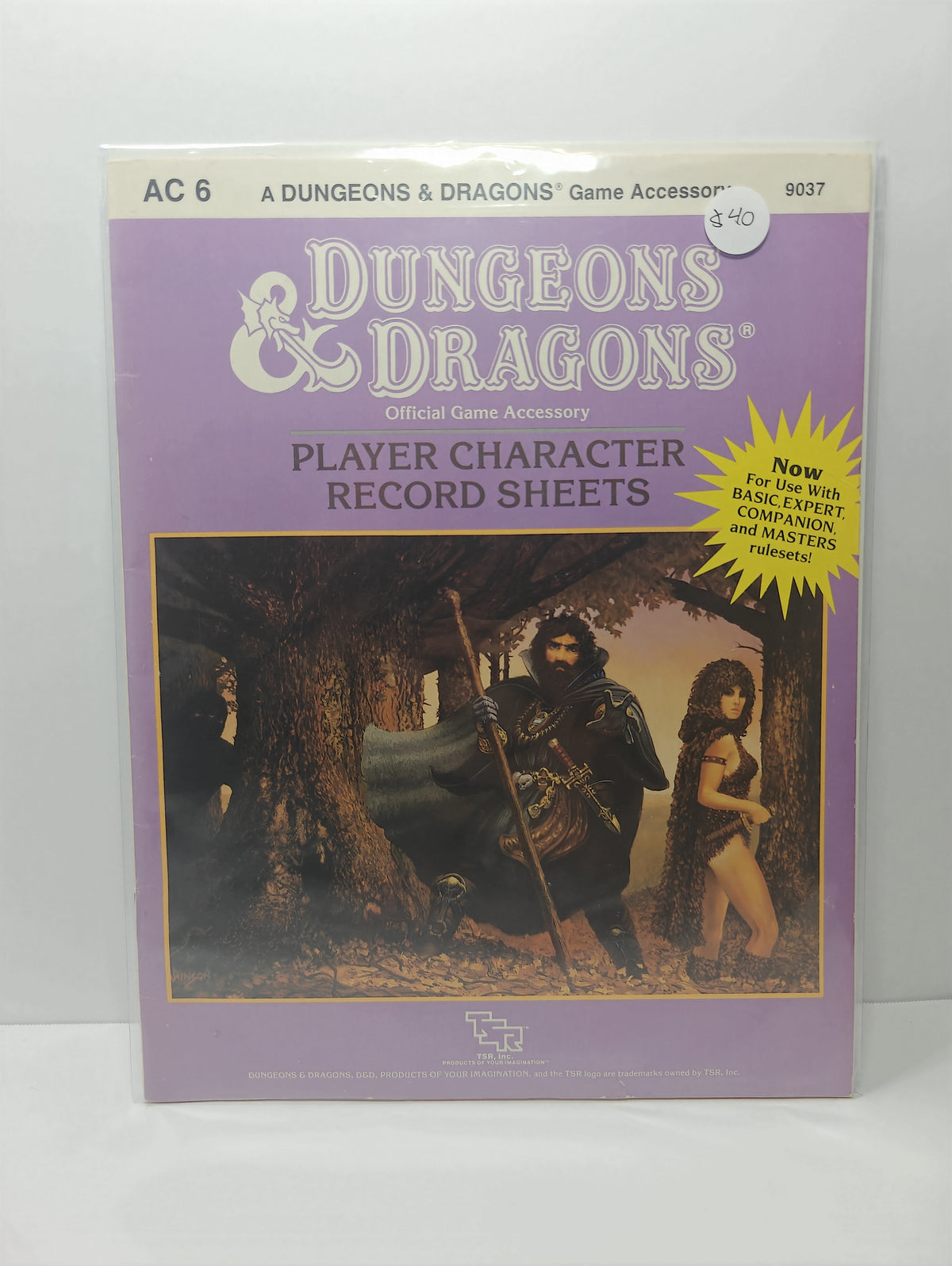 Player Character Record Sheets