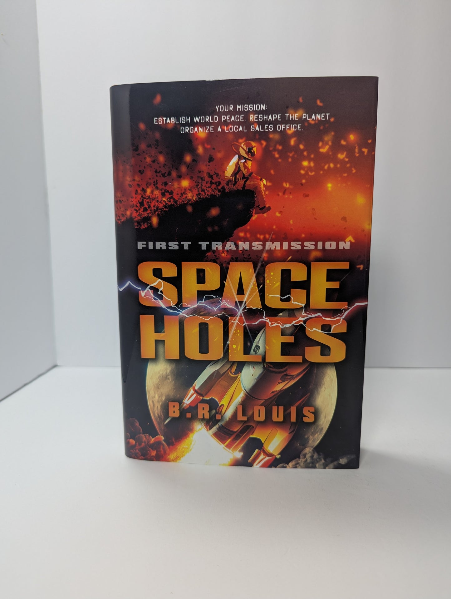 Space Holes: First Transmission
