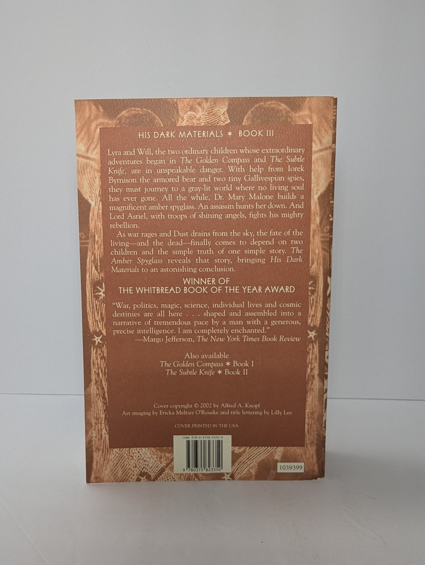 The Amber Spyglass (His Dark Materials, Book 3)