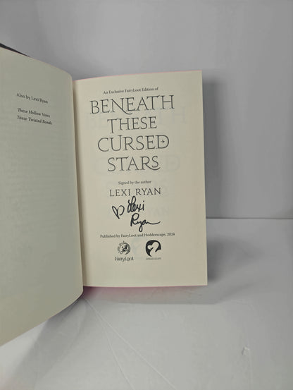 Beneath These Cursed Stars / Signed Fairyloot Edition