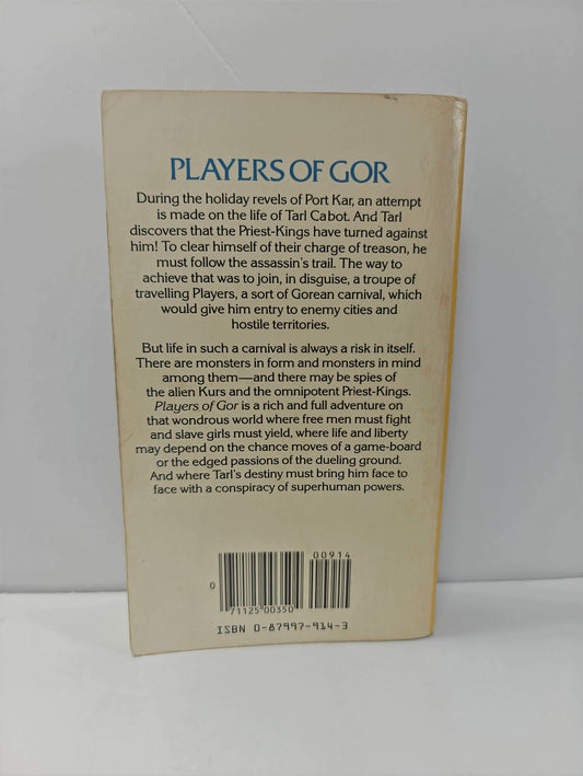 Players of Gor (Tarl Cabot, No. 20)