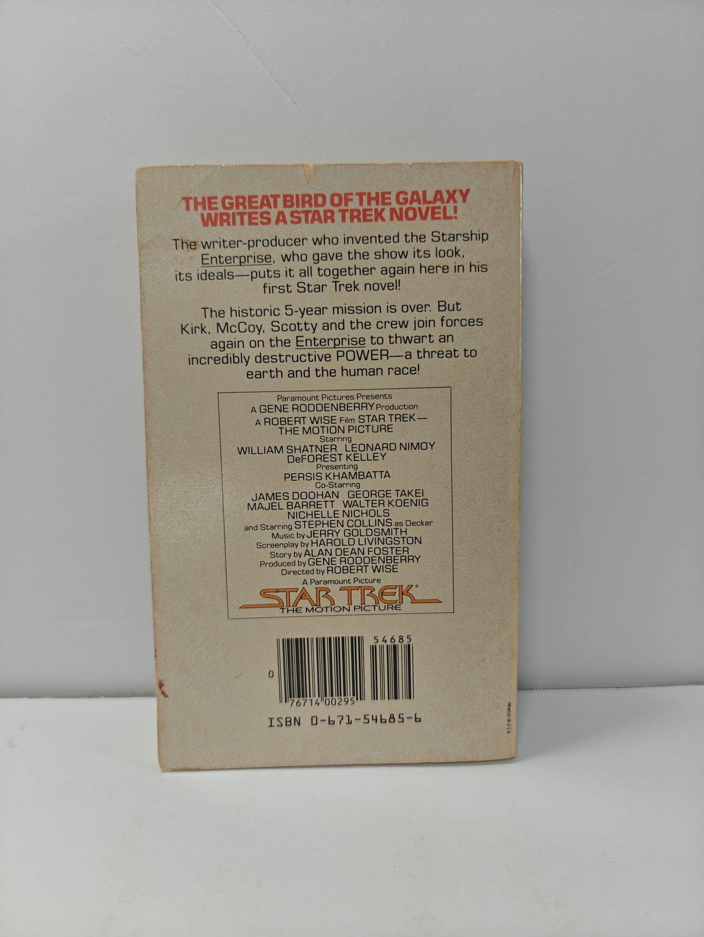 Star Trek The Motion Picture (Star Trek, No 1)