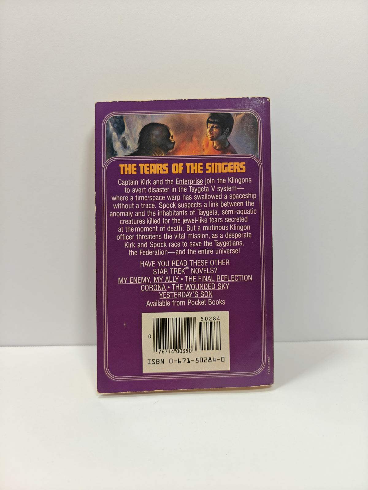 The Tears of the Singers (A Star Trek Novel)