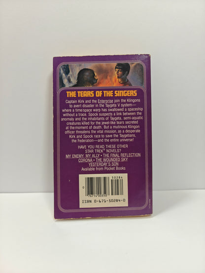 The Tears of the Singers (A Star Trek Novel)