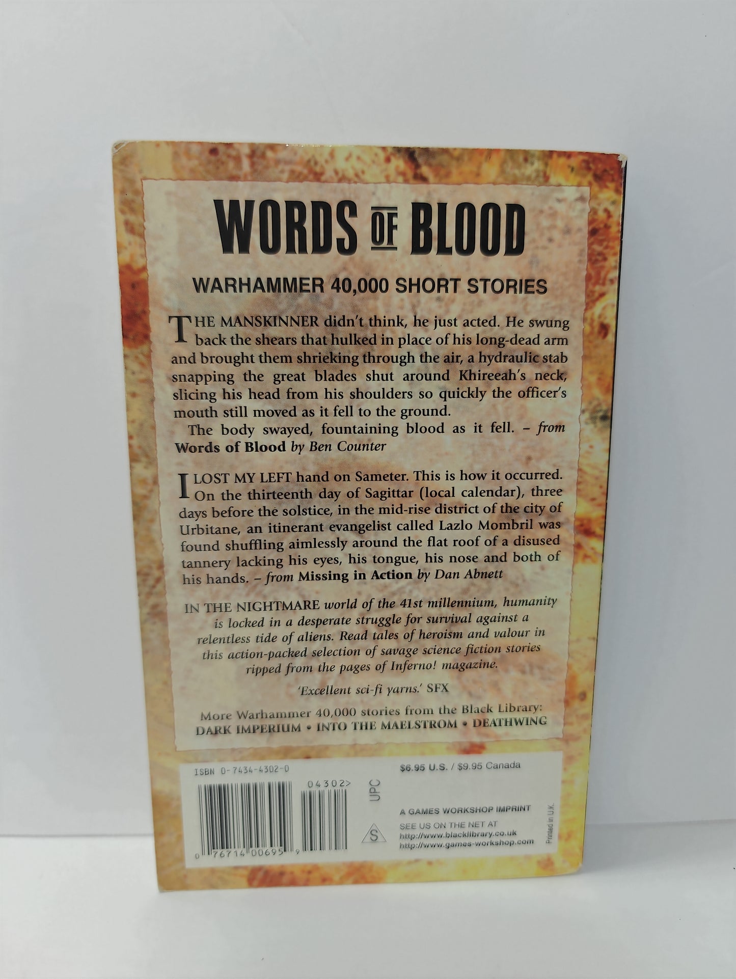Words of Blood