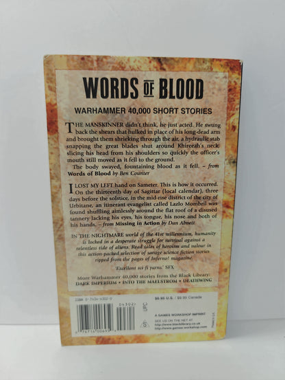 Words of Blood