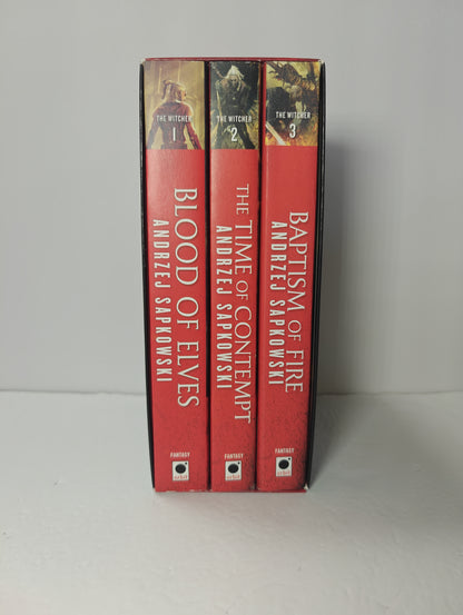 The Witcher Boxed Set: Blood of Elves, The Time of Contempt, Baptism of Fire (Witcher, 1-3)