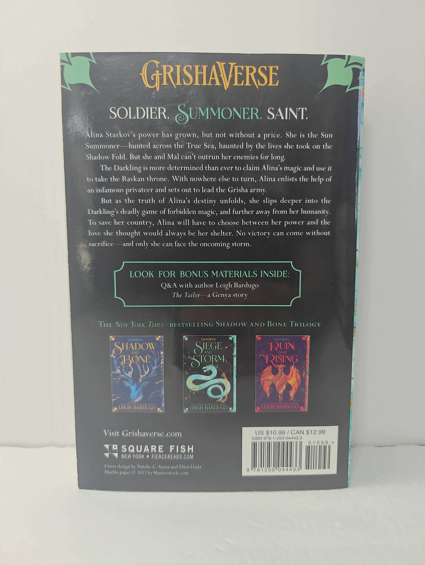 Siege and Storm (The Shadow and Bone Trilogy, 2)